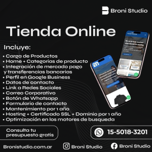 Tienda Online Basica Autoadministrable