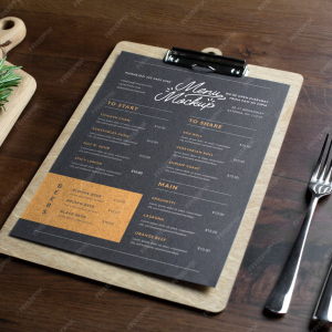 Diseño de Menú para Restaurante